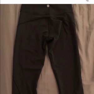 Black Everlux Crop - LULULEMON